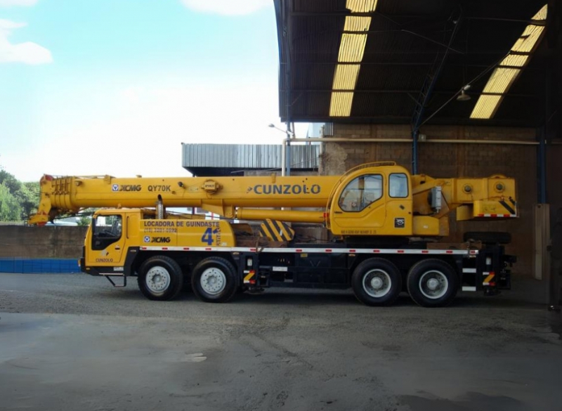 O Guindaste Rodovi�rio XCMG 70 QY