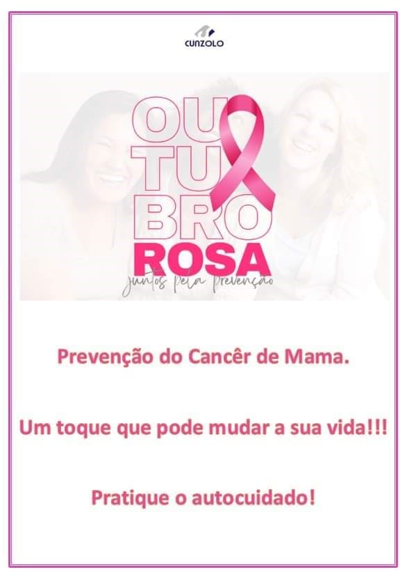 Palestra Outubro Rosa na Cunzolo