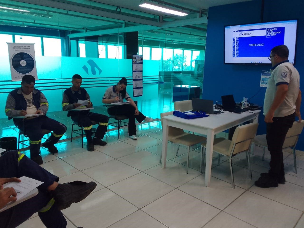 Treinamento na Cunzolo