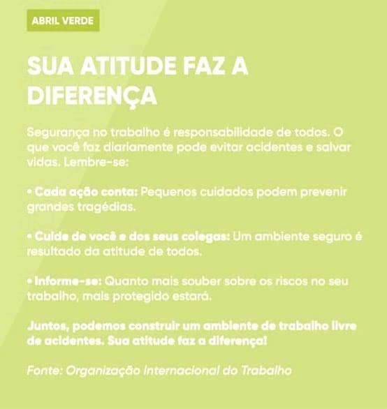 Preven��o contra acidentes