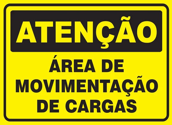 Placa Sinaliza��o Aten��o 