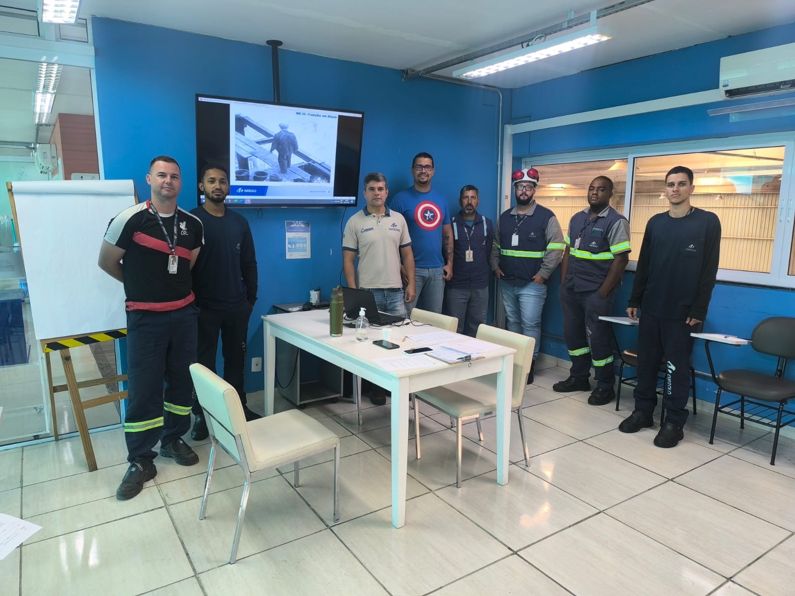 Participantes do treinamento 