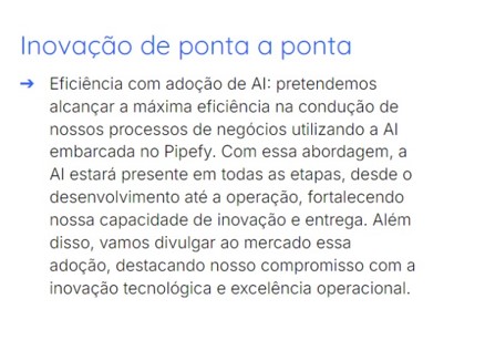 Inova��o ponta a ponta Pipefy Cunzolo