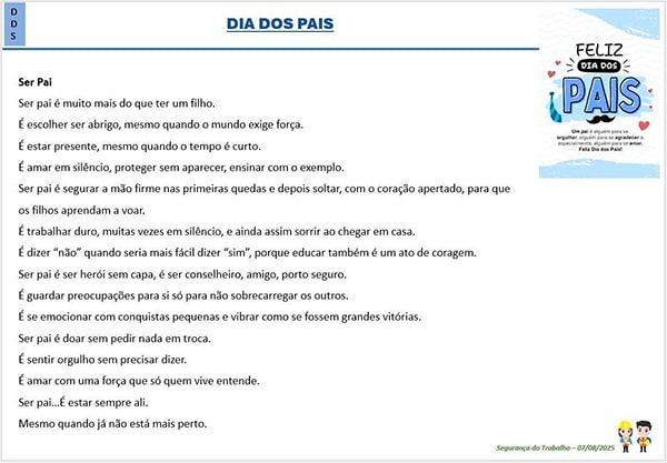 Dia dos Pais na Cunzolo