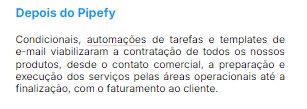 Depois do Pipefy 