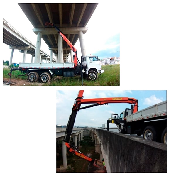 Alugar guindaste Palfinger PK 19000 com a Cunzolo