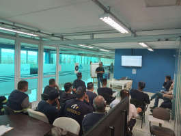 Equipes do operacional e manutenção recebem treinamento de segurança