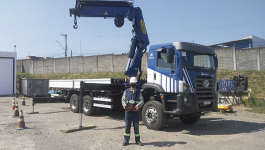 Treinamento Operacional com novo guindaste Palfinger